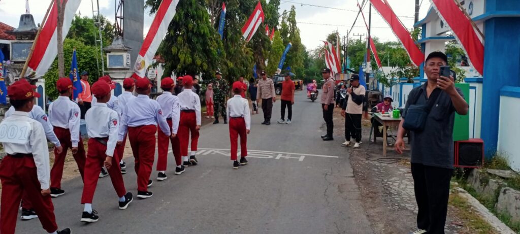 Lomba Gerak Jalan HUT ke-80 RI di Tamblengan,Ajang Pendidikan Karakter dan Semangat Kebangsaan