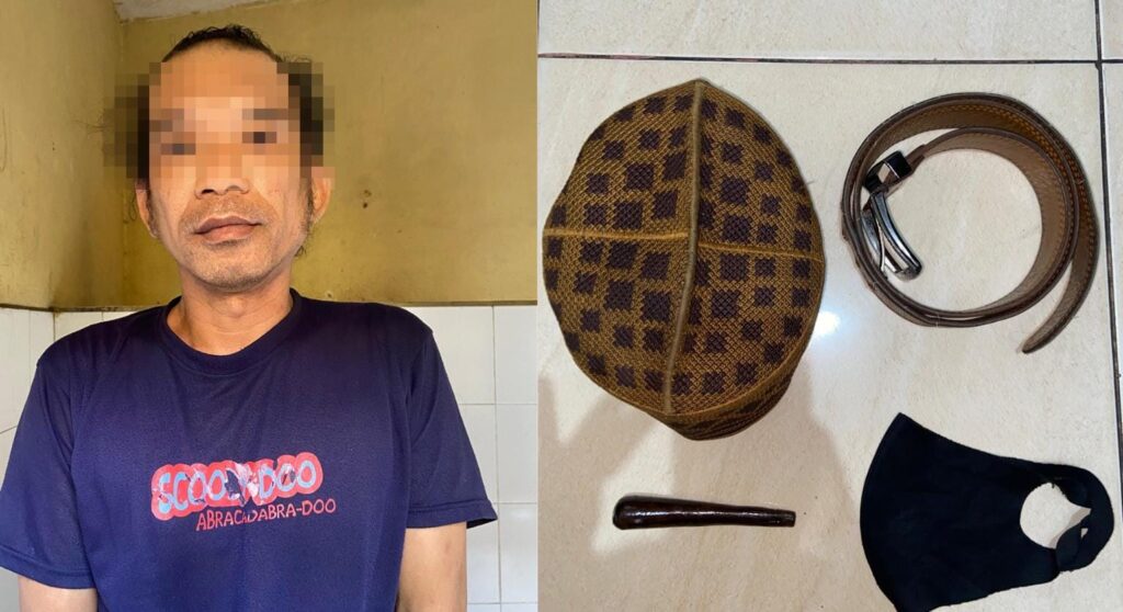 Terekam CCTV Saat Curi Tas di Masjid Sunan Ampel Warga Karang Tembok Diamankan Anggota Polsek Semampir