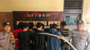 Polisi Amankan Kelompok Gangster Bersenjata yang Viral di Medsos