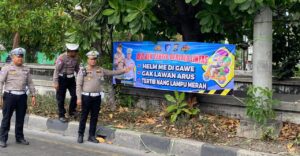 Satlantas Polres Tanjung Perak Gencarkan Sosialisasi Tertib Lalu Lintas