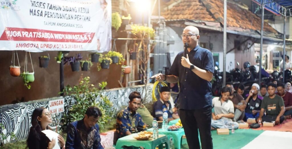 Yuga Pratisabda Apresiasi Pemuda RW 11 Sidotopo Sekolahan dalam Reses DPRD Surabaya