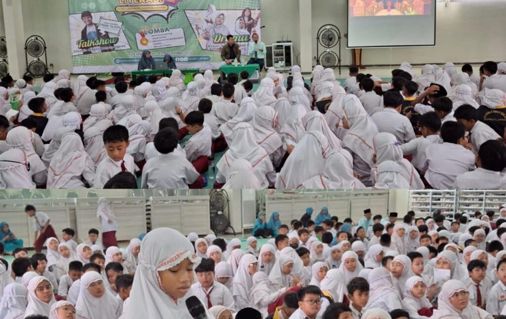 Saung Indonesia Genap 8 Tahun, Gelar Festival Literasi Bersama Siswa SD Raudlatul Jannah