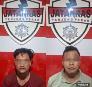 Unit Jatanras Polres Tanjung Perak Tangkap Dua Pelaku Pencurian Motor