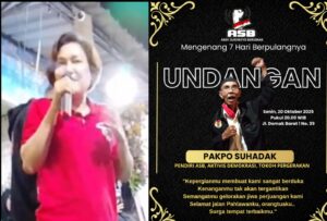 Mengenang Pakpo Suhadak,Tegaskan Semangat Perjuangan Harus Terus Hidup