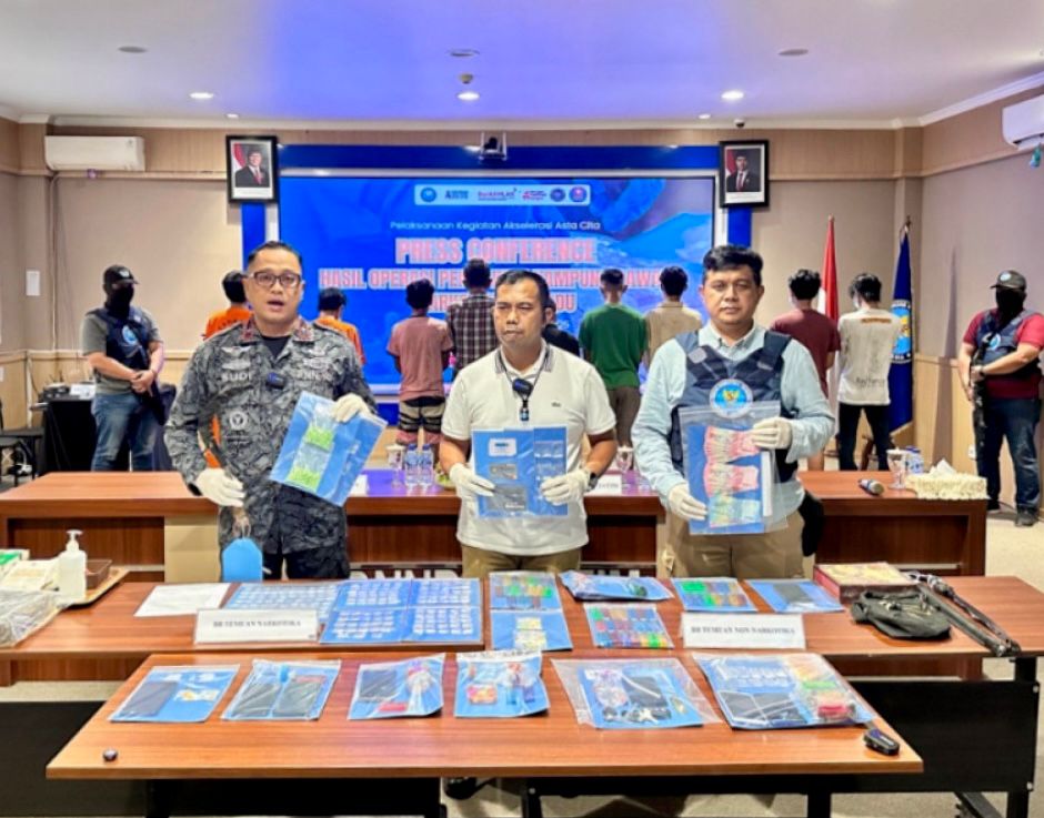 12 Orang yang Diamankan di Kawasan Kunti, BNNP Jatim Tetapkan 3 Tersangka