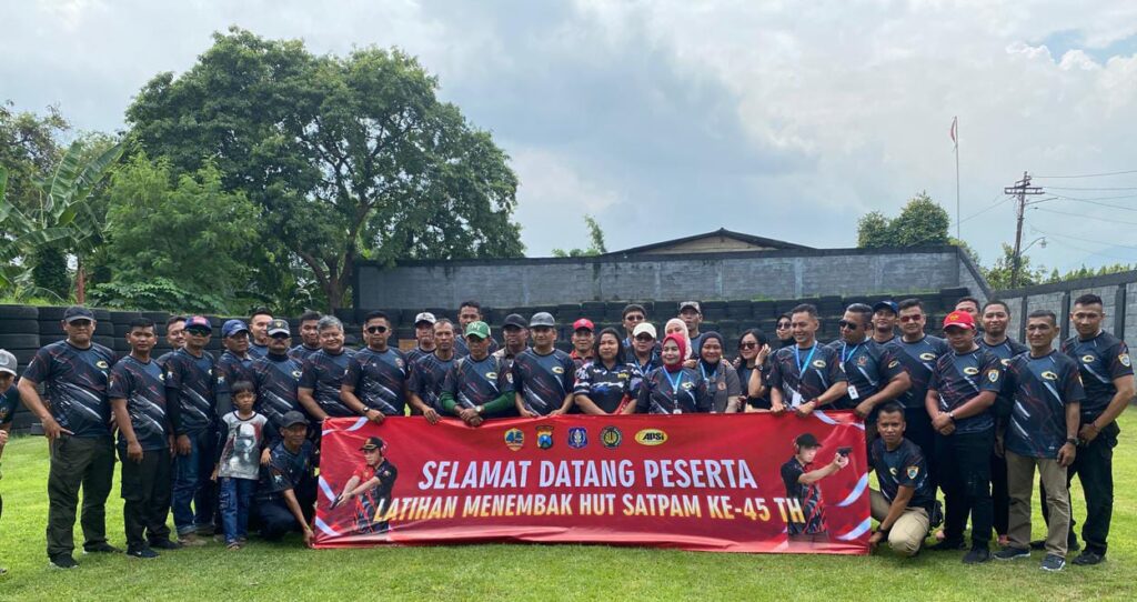 Sinergi BUJP, ABUJAPI, dan APSI Jawa Timur Gelar Latihan Menembak dalam Rangka HUT Satpam ke-45