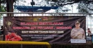 Jelang Pergantian Tahun, Polres Tanjung Perak Keluarkan Himbauan Larangan Menyalakan Kembang Api dan Petasan
