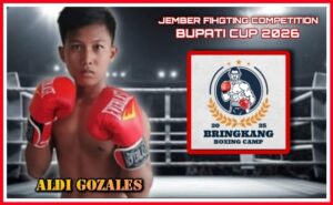 Aldhi Gozali Siap Gebrak Ring Jember Fighting Competition 2026
