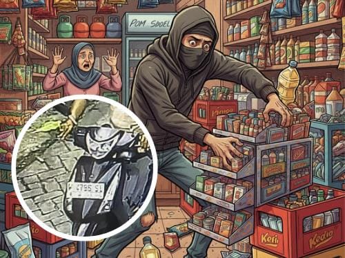 Pura-Pura Belanja, Pencuri Gasak Rokok di Toko Bu Ulfa