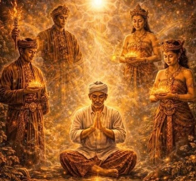 Makna Sedulur Papat limo pancer (Empat Saudara pusat kelima)