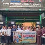 SDN Wonokusumo VI Surabaya Gelar Santunan Anak Yatim dan Bukber