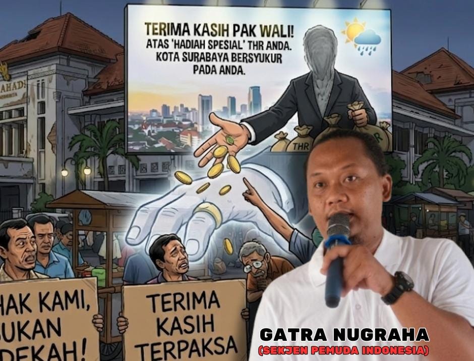 Sekjen Pemuda Indonesia: THR, Hak Rakyat atau Panggung Pencitraan di Surabaya?