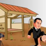 Cap Balok Kuning Bengkok Dua