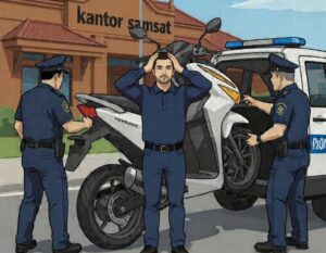 ‎Samsat Surabaya Utara Sita Motor Warga, Status Diragukan