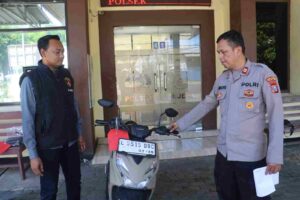 Respon Cepat Polsek Kenjeran Amankan Pelaku Curanmor di Kedinding Lor, Dari Amukan Masa
