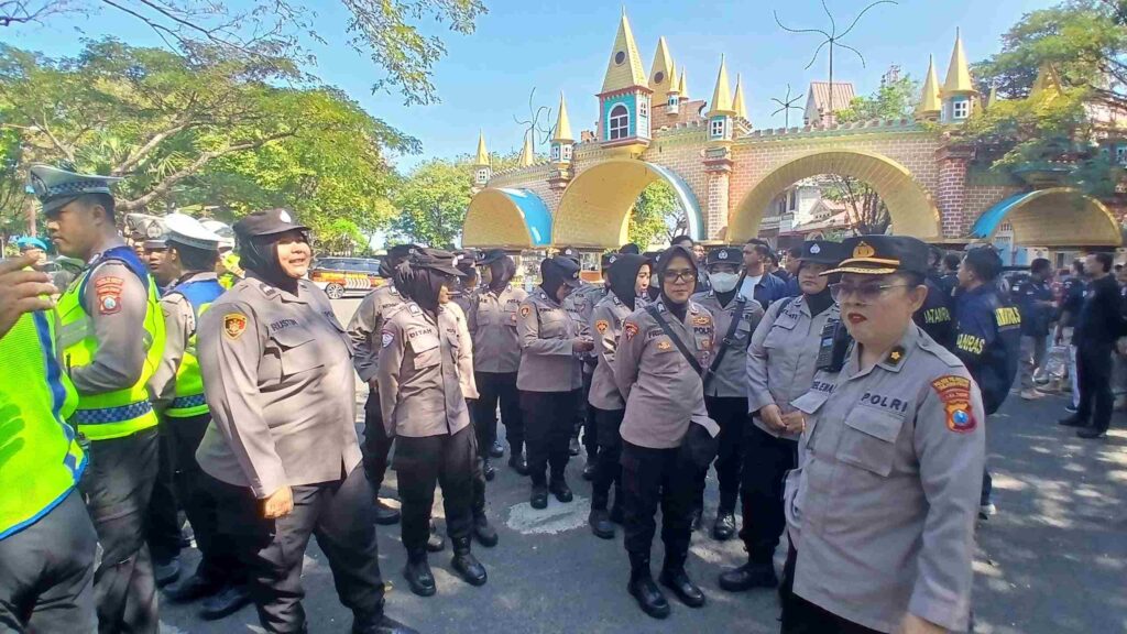 Amankan Pengesahan Warga Baru PSHT di Surabaya