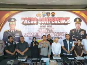Polrestabes Surabaya Kejar Otak Penipuan Online Jaringan Internasional