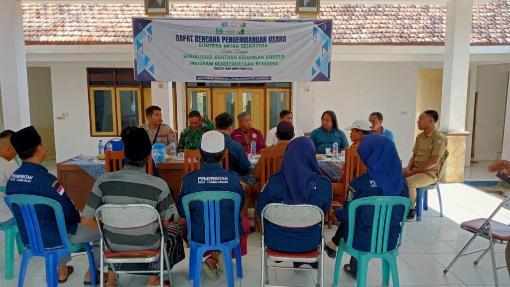 Pemcam Tambelangan Pantau Pengelolaan Dana Desa