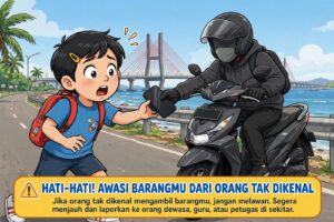 Anak SD Jadi Korban Perampasan HP Di Suramadu