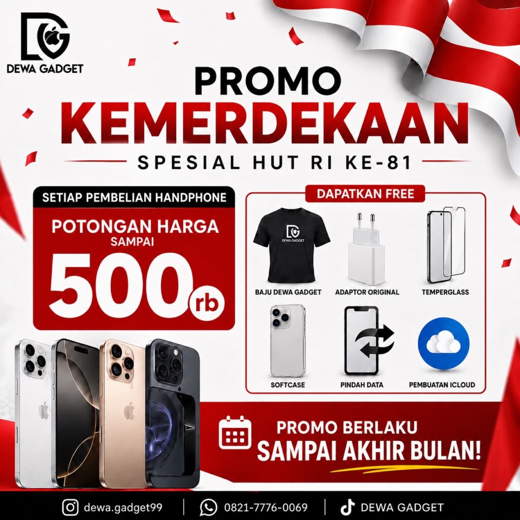 Promo Spesial Merdeka Hanya Di Toko Dewa Gadget Surabaya 