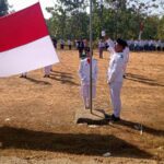 Upacara, Desa Banjarbillah Semarakkan HUT ke-81 RI