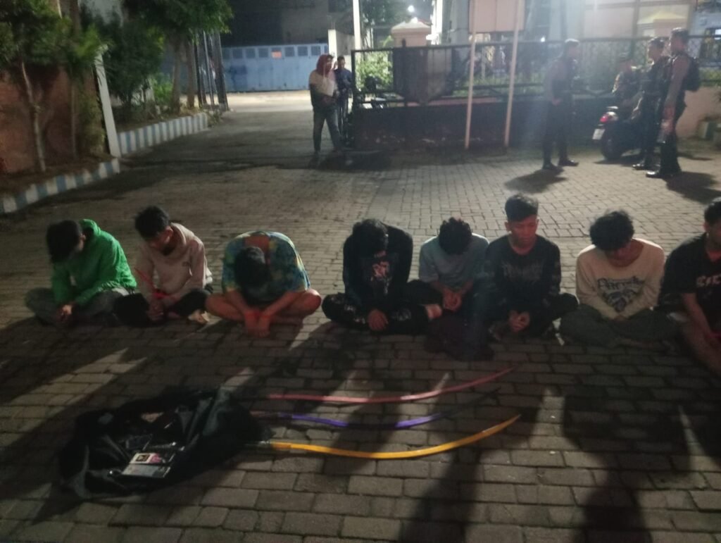Gengster Hendak Tawuran di Kedung Cowek Surabaya Digagalkan Polsek Kenjeran