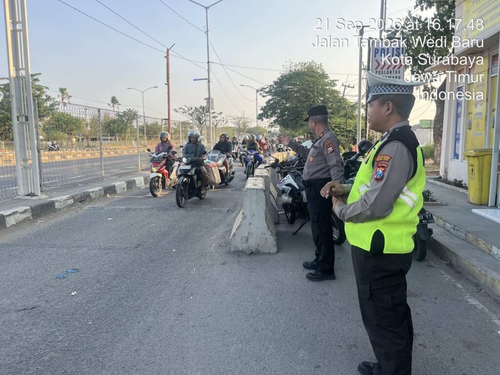Arus Lalu Lintas di Pos Lantas Suramadu Terpantau Lancar dan Kondusif