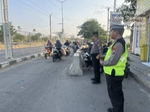Arus Lalu Lintas di Pos Lantas Suramadu Terpantau Lancar dan Kondusif