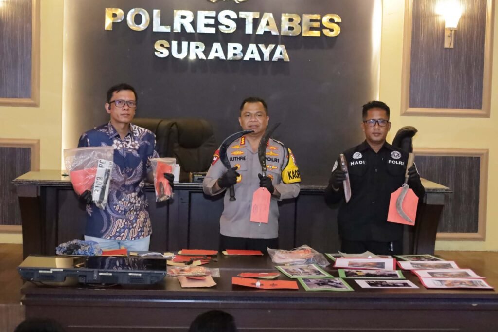 Polrestabes Surabaya Bongkar 157 Kasus Kejahatan 3C